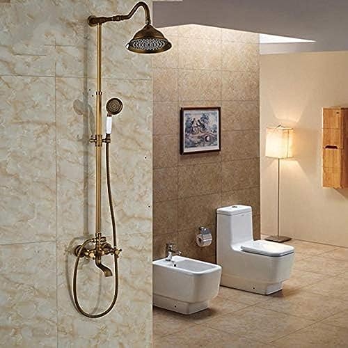 TECKI 8 Rainfall Shower Head Set with Handheld