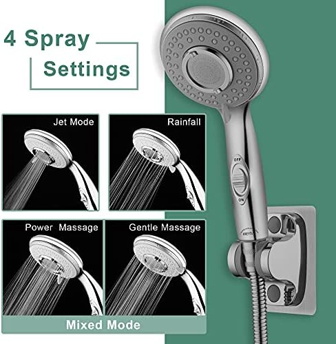 Klleyna Faucet Sprayer - Handheld Showerhead with 5 Adapters