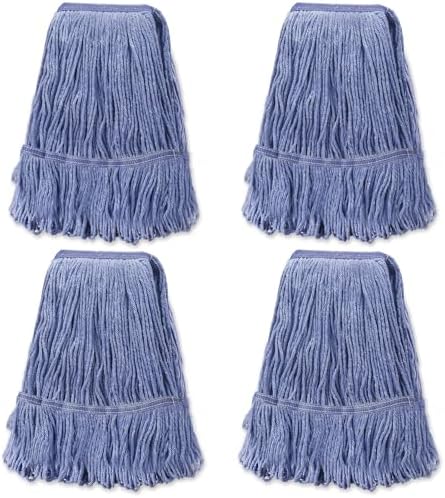 HiBaBy Heavy Duty Mop Head Replacement Pack of 4