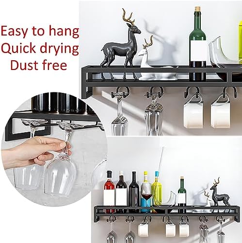 LIGUOYI Wall-Mounted Wine Glass Hanger 1