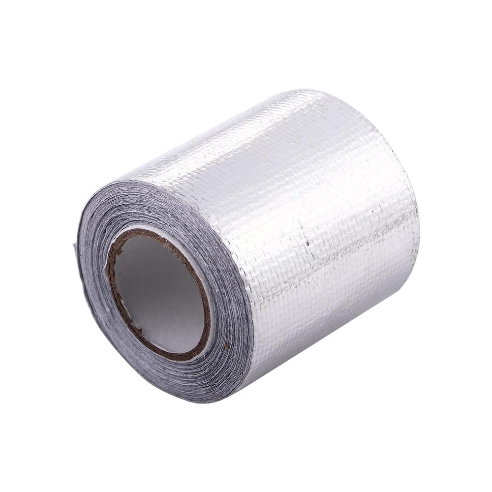 Leadigol High Heat Resistant Self-Adhesive Tape 5CM Silver Duct Heat Shield Tape