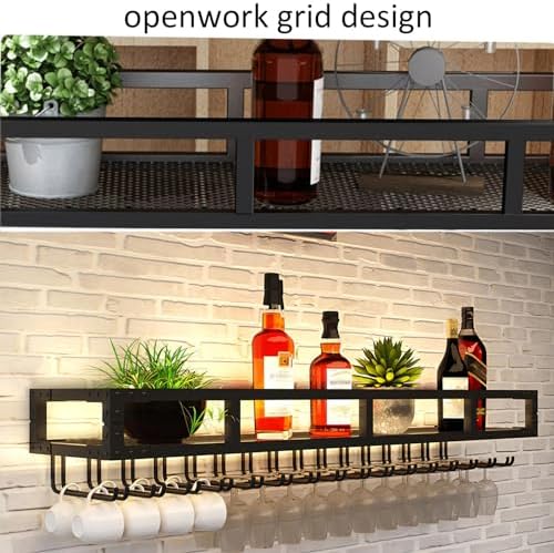 LIGUOYI Wall-Mounted Wine Glass Holder