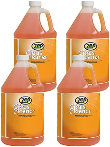 Zep Citrus Cleaner and Degreaser 1 Gallon Case of 4