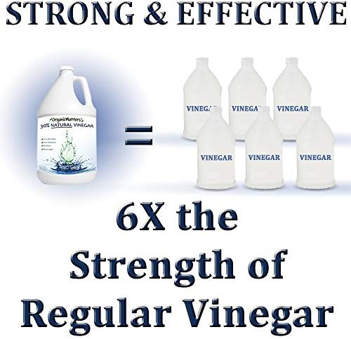 OrganicMatters Vinegar 30 Industrial Cleaner Concentrate 128 oz