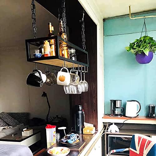ZJDYDY Adjustable Wall-Mounted Wine Glass Rack
