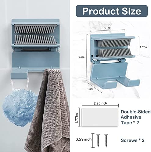 Oneasmot Silicone Hair Catcher Wall 2 in 1