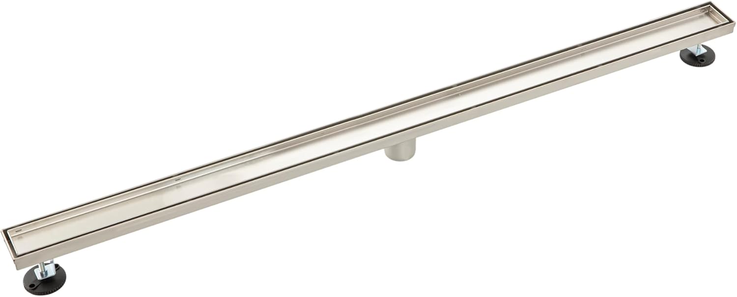48 Inch Linear Shower Drain with Removable Panel
