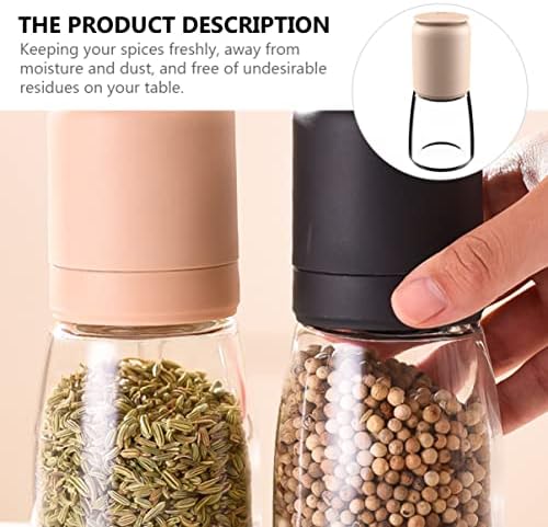 Alipis Salt Pepper Shaker Set with Pepper Mill