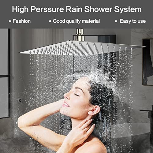 Dlvsoby 10 Inch Wall Mounted Rain Shower System