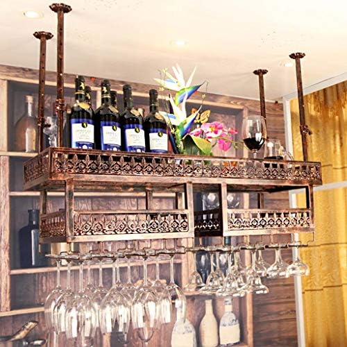 Pimex Wall-Mounted Wine Rack Adjustable Iron Frame
