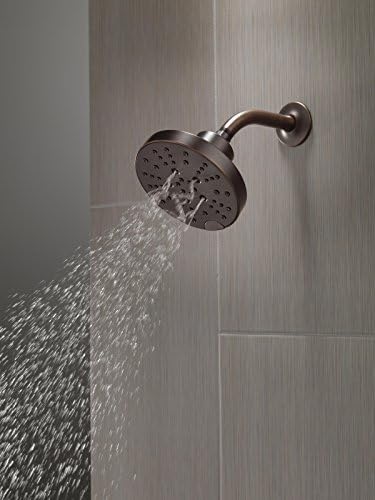Delta 5-Spray Shower Head with H2Okinetic Technology Oil Rubbed Bronze