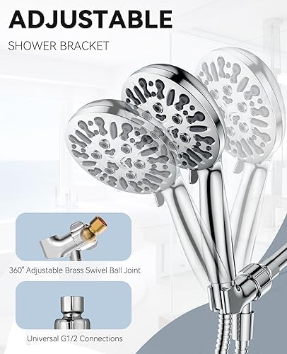 JDO High Pressure Handheld Shower Head with 9 Settings 1