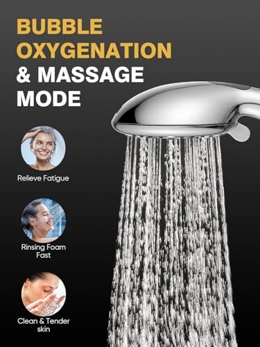 Cobbe 9 Functions Handheld Shower Head with Chrome Finish