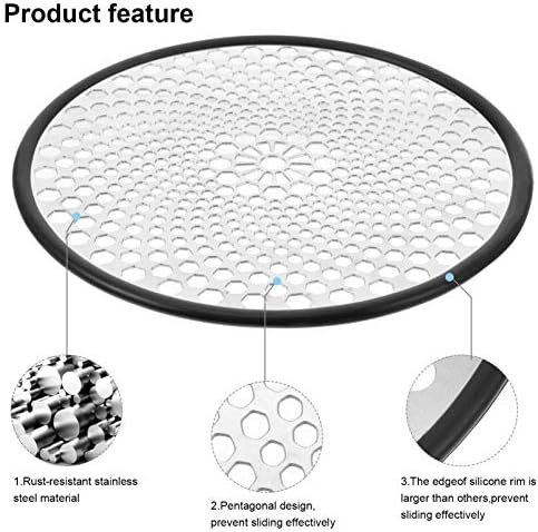 DOITOOL Floor Drain Cover with Hairpin Strainer