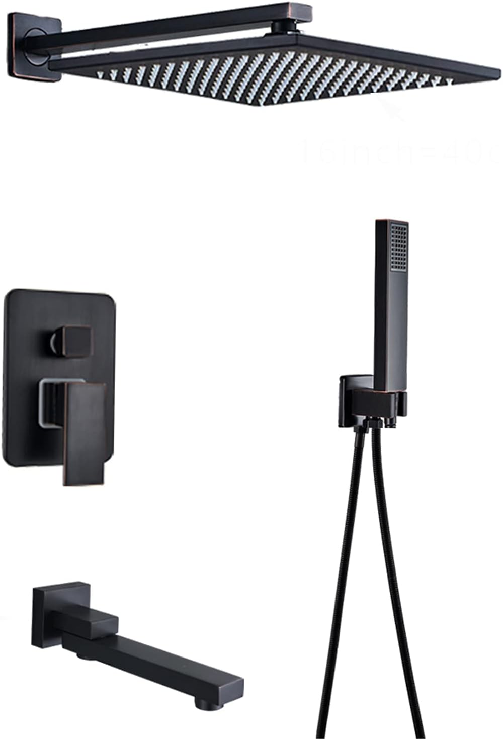 uhyOHF Thermostatic Rain Shower Combo Set