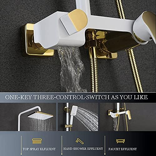 Waterfall Shower System with Handheld Combo