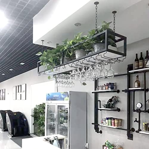 ZJDYDY Adjustable Wall-Mounted Wine Glass Rack