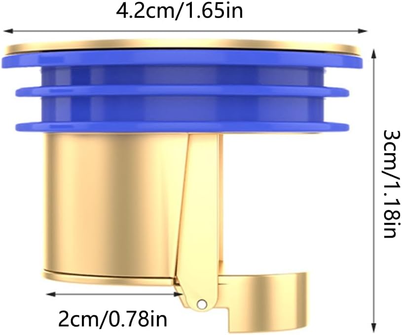 SagaSave Odor Proof Floor Drain Plug