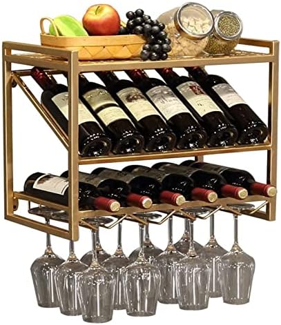 ALDEPO Wall-Mounted Wine Rack - Christmas Reindeer Style
