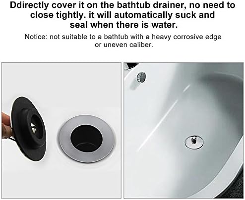 Fdit Universal Chrome Drain Cover with Chain