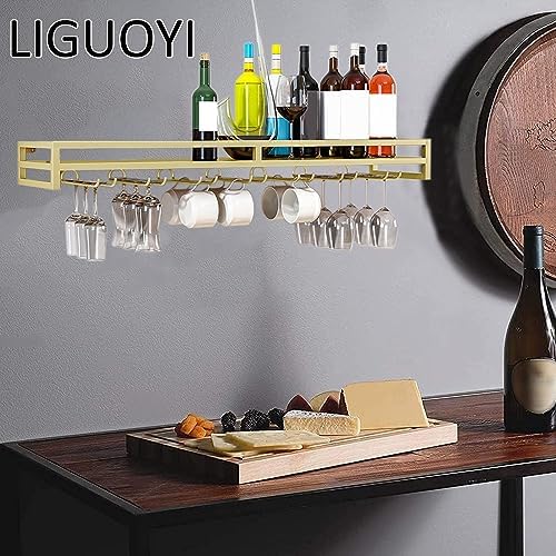 LIGUOYI Wall Mounted Wine Rack 60CM Space Saving Holder