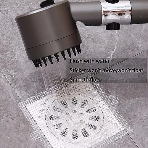 4 Inch 30pcs Round Disposable Shower Drain Hair Catcher Stickers