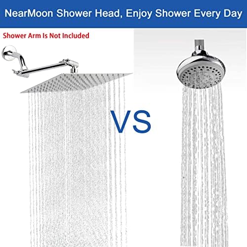 NearMoon 10 Inch Rain Shower Head with Chrome Finish 1