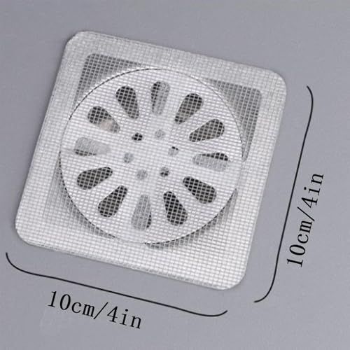 30 Pcs 4x4 Disposable Shower Hair Catcher