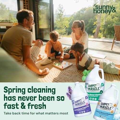Sunny Honey Carpet Cleaner Shampoo 128 Fl Oz Spring Mint Scent