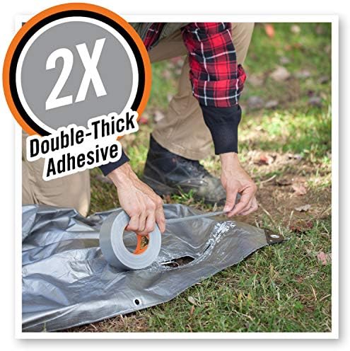 Gorilla Duct Tape 288 x 30 Yd Silver Pack of 1