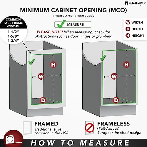 Rev-A-Shelf 11 Inch Quad Stemware Cabinet Holder