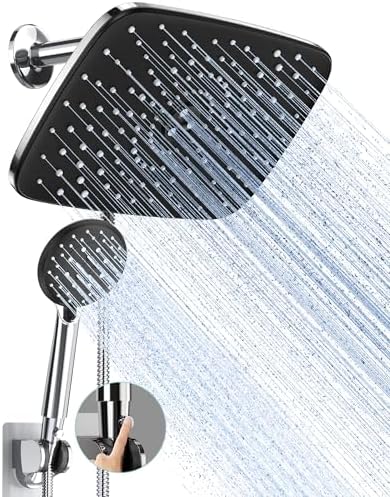 Veken 118 Inch Rain Shower Head with 5 Modes and 70 Hose