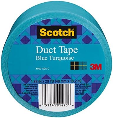 Scotch Duct Tape Blue Turquoise 188x20 Yard