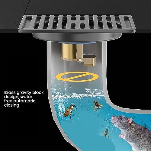 Kuuleyn Floor Drain Backflow Preventer with Deodorizing Core