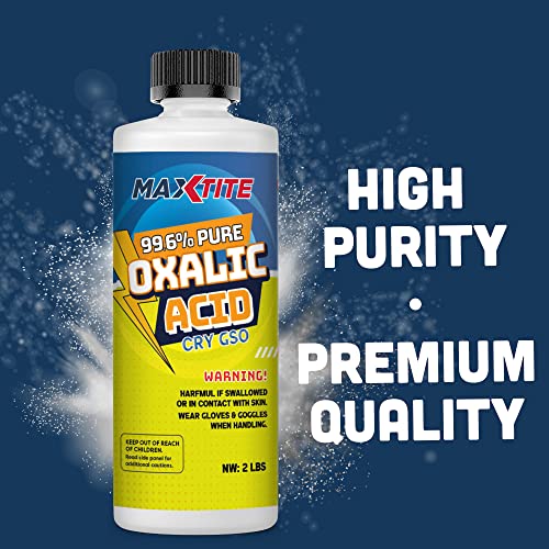 MAXTITE Oxalic Acid 40 Lbs 996 Pure - Heavy-Duty Pail