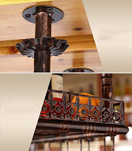 ZJDYDY Hanging Wine Glass Frame Metal Rack
