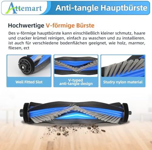 Attemart Replacement Parts Kit for Ecovacs Deebot N30 Pro Omni