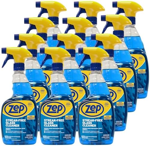 Zep Streak-Free Glass Cleaner 32 Oz Case of 12