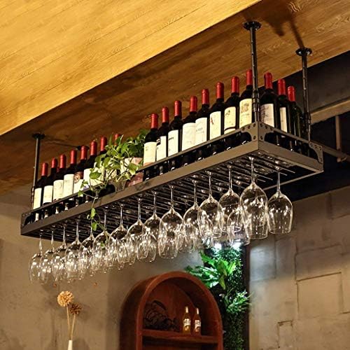 CGF- Wall-Mounted Wine Rack with Adjustable Height - Black