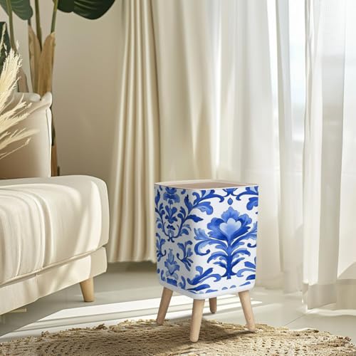 26 Gallon Small Trash Can withPress Cover Dog Proof Lid
