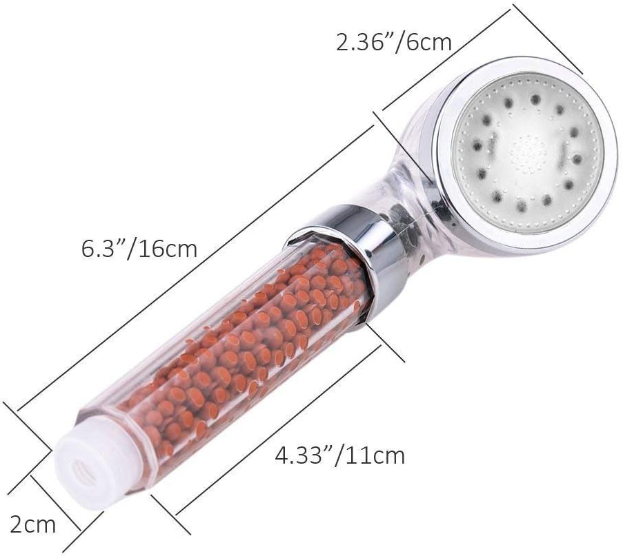 PRUGNA LED Shower Head with Hose and Bracket