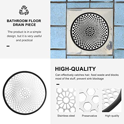 DOITOOL Floor Drain Cover with Hairpin Strainer