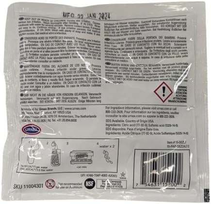 Urnex Dezcal Scale Remover - 7 oz Commercial Use