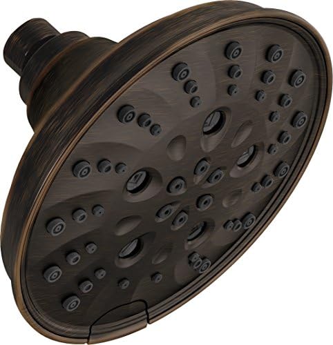 Delta Faucet 52669-RB H2Okinetic 5-Setting Raincan Shower Head in Venetian Bronze