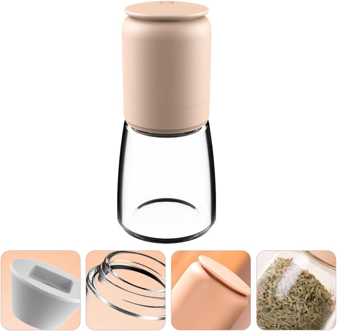 Alipis Salt Pepper Shaker Set with Pepper Mill