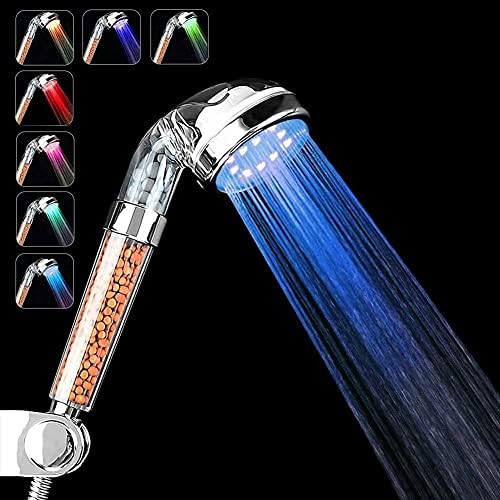 PRUGNA LED Shower Head with Hose and Bracket
