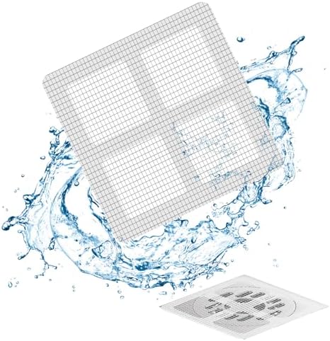 50 Pack Shower Drain Cover Hair Catcher Disposable and Reusable