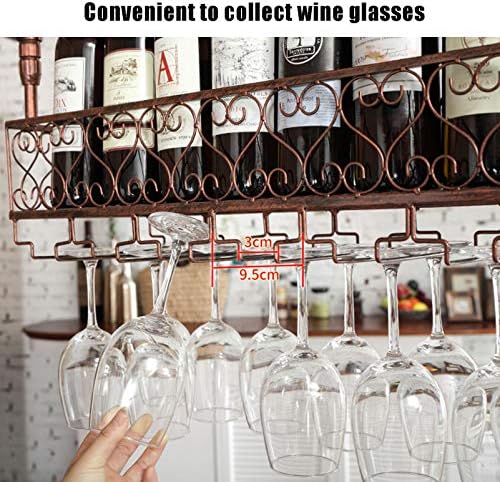 CGF- Wall-Mounted Wine Rack with Adjustable Shelves