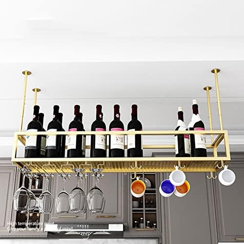 Pimex Wall-Mounted Wine Rack with Adjustable Shelf