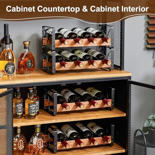 X-cosrack 4 Tier Stackable Wine Rack with Patent Design